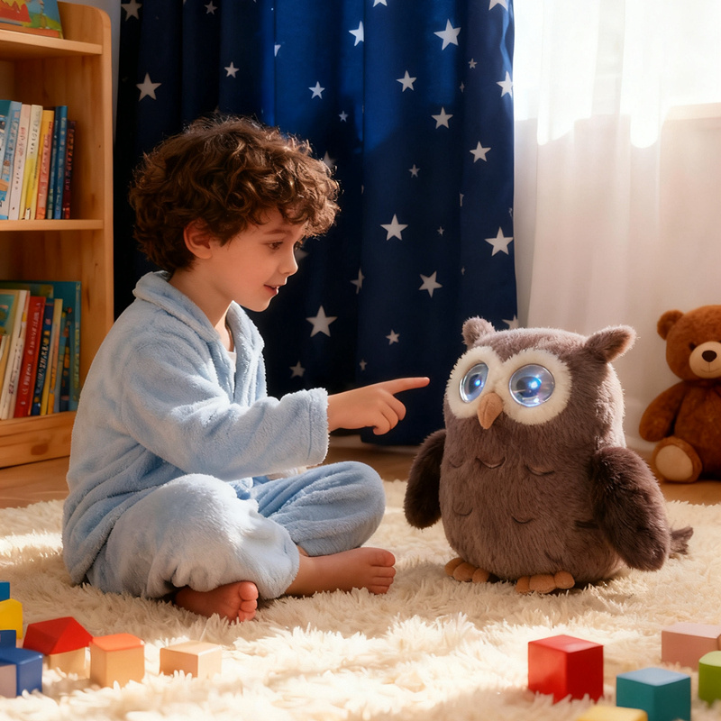 AI Elf Owl Plush Toy